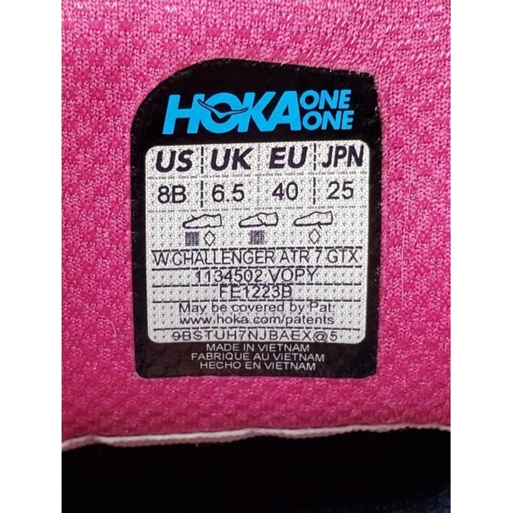 Hoka One One Challenger ATR 7 GTX Shoes Womens 8 Trail Hiking Running Sneaker - Picture 14 of 15